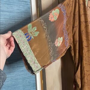 Johnny Was Multicolor Floral Robe